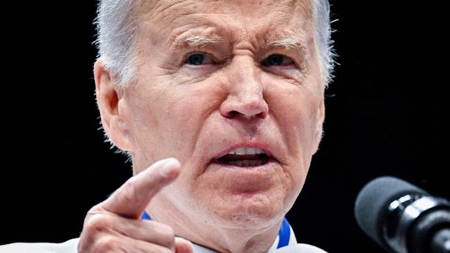 US President Joe Biden delivers the commencement address during the 2023 Howard University Spring graduation ceremony. Picture: AFP