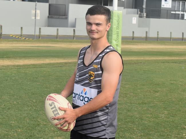 Sunshine Coast Falcons Mal Meninga Cup player for 2023, Finn Lawson. Picture: Patrick Woods