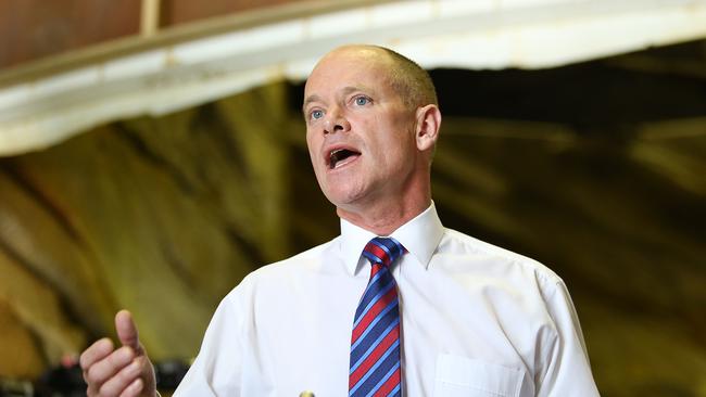 Campbell Newman won’t commit to funding a second stage of the light rail — yet anyway.