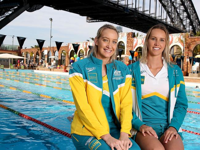 Olympic swimmers Madison Wilson and Emma McKeon