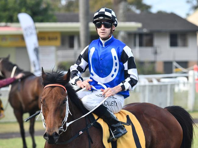 Jason Collett rode Kris Lees trained Sixties Groove to victory the $200,000 Iron Jack Grafton Cup (2350m) at Clarence River Jockey Club on Thursday, 9th July, 2020.