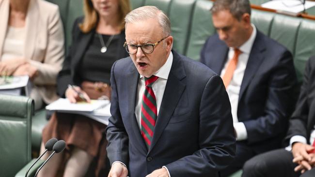 Prime Minister Anthony Albanese may be better to maintain a low-key relationship with Trump. Picture: Martin Ollman