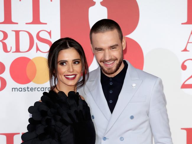 Liam Payne with ex-partner Cheryl Cole. Picture: Getty Images