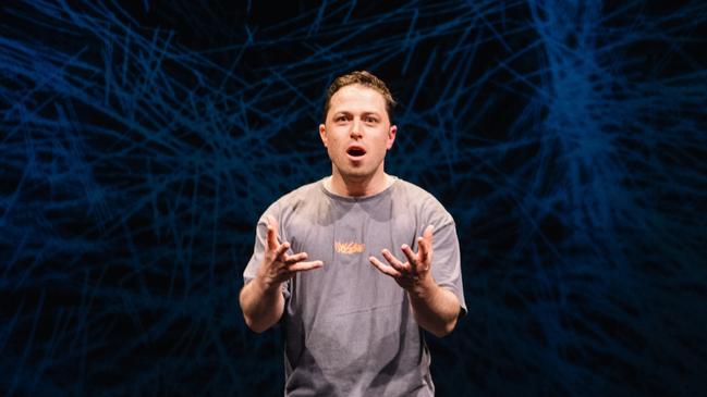 James Smith in Theatre Republic's "How Not To Make It In America", Space Theatre. Picture: Thomas McCammon.