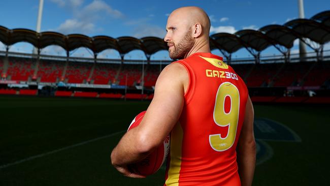 Gold Coast has moved on from Gary Ablett, assigning his old No.9 to Ben Ainsworth. Picture: Getty