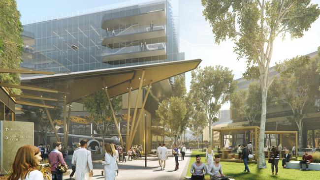 Artist's impressions of the future Western Sydney Aerotropolis – Sydney's 'third city'. Picture: NSW Government. Picture: Handout via NCA NewsWire