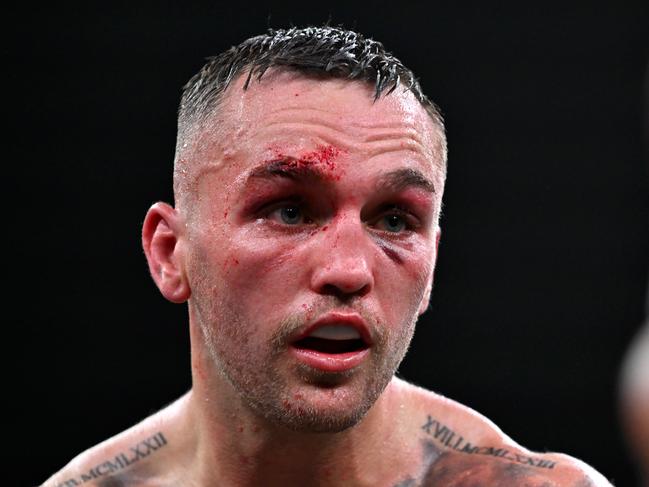 Goodman has some cuts to heal. Pictures: No Limit Boxing/Gregg Porteous