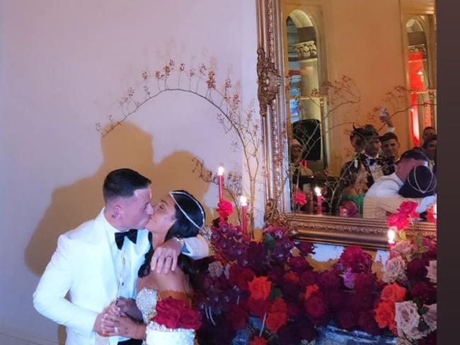 Former MAFS star's surprise wedding. Ella Ding marries Guy Palermo. Picture Instagram