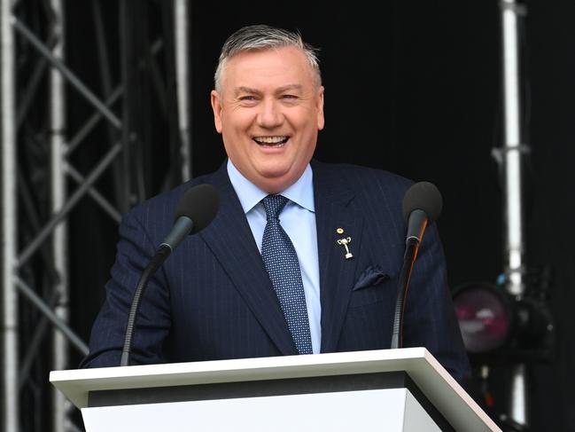 Eddie McGuire urged Melburnians to be ‘the beacon of hope’. Picture: Getty