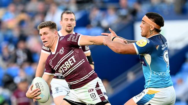 Reuben Garrick will likely replace Trbojevic, should he not be fit for Round 1. Picture: Getty Images.