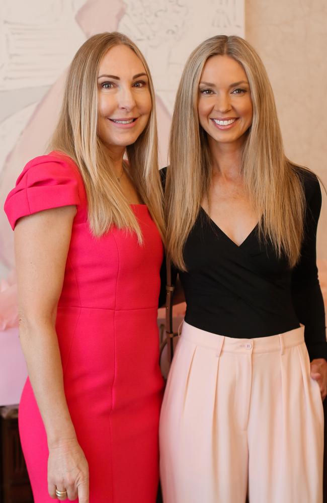 Jacquie Hayes and Brodie Harper at the at the launch of Joy In The Little Things by Kerrie Hess at The Langham. Picture: Supplied