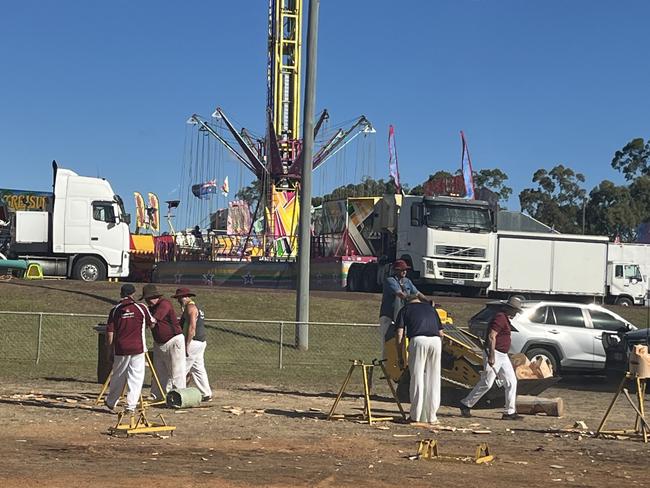 A huge crowd gathered at the Fraser Coast Show on Friday.