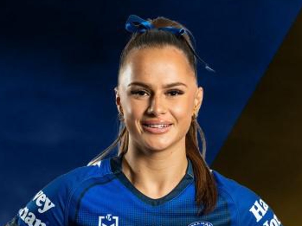 Kate Fallon, 20, has been stood down after being charged with assault. Picture: NRL