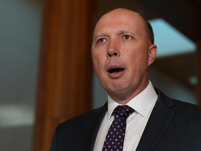 The Minister for Immigration and Border Protection Peter Dutton. Picture Gary Ramage