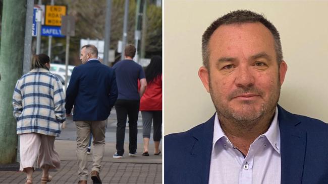 Scott Hammermeister pleaded guilty to the common assault of a former employee after the charge was downgraded from sexual assault at the Toowoomba Magistrates Court on August 18, 2023.