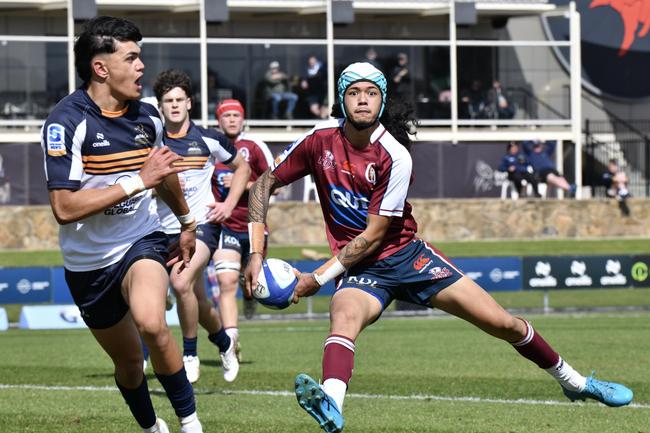 Dre-dyn Laban. Super Rugby Under-19s action between the ACT Brumbies and the Queensland Reds. Picture courtesy of @jayziephotography