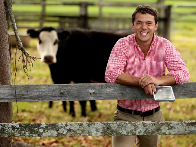 Vet George Johnstone is just one of the eligible country men who has turned to Tinder to meet women because of the lack of young people in rural areas / Picture: Nathan Edwards