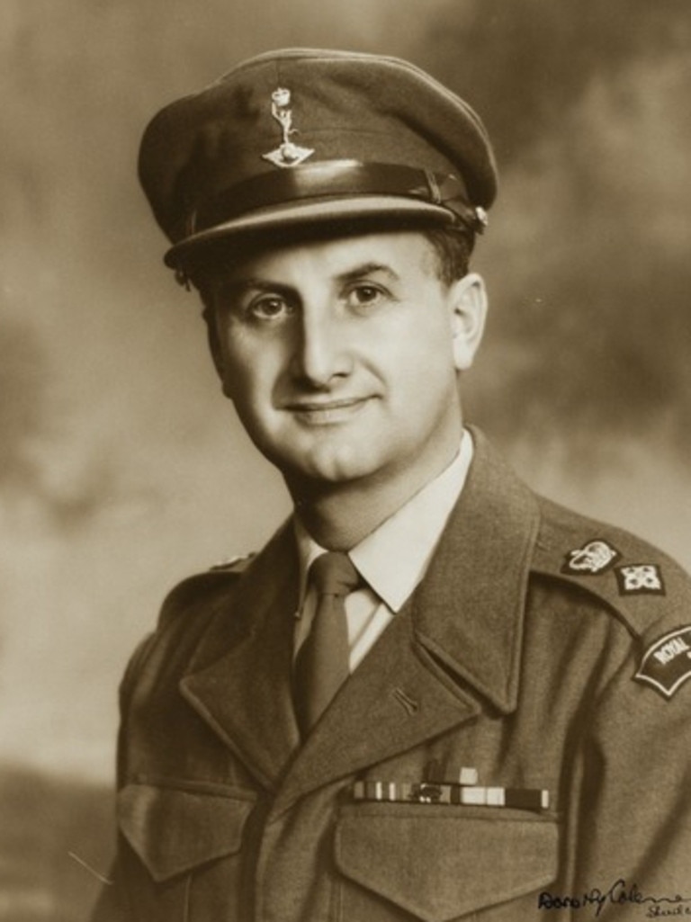 Major Stan Mellick, 1939-1945. Picture: Queensland State Library