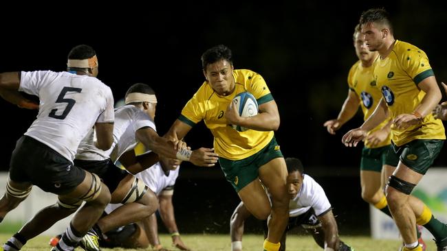 Australia v Fiji on the Gold Coast. Photo: Oceania Rugby/Sportography.