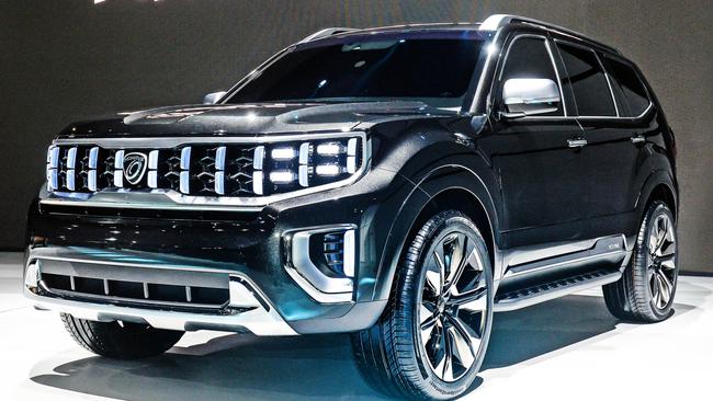 The ute could share components with Kia’s rugged Mohave off-road wagon. Picture: Supplied.