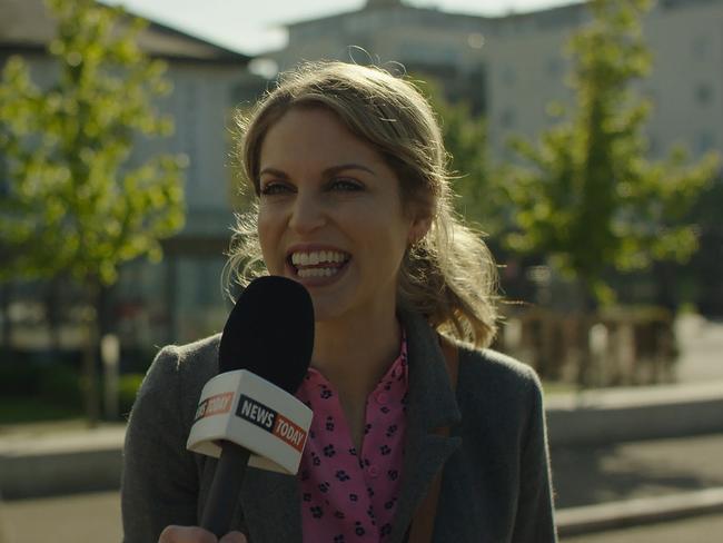 Actor Amy Huberman in a scene from Finding Joy. Picture: supplied