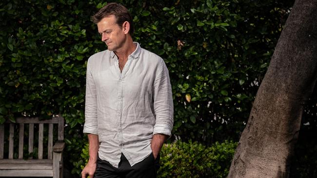 Adam Gilchrist at his home near Perth Picture: Tony McDonough