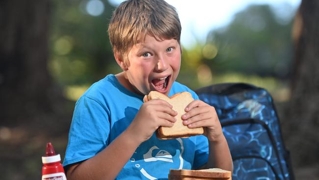 Sandwich favourites fritz, honey and jam are on the red 1 list and should only be sold or offered at special school events just twice a term. Picture: Keryn Stevens