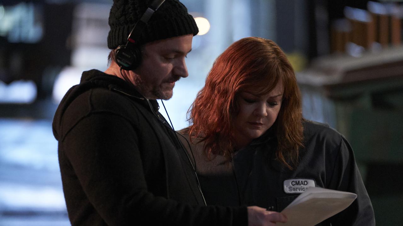 Ben Falcone on set with Melissa McCarthy. Picture: HOPPER STONE/NETFLIX © 2021. 