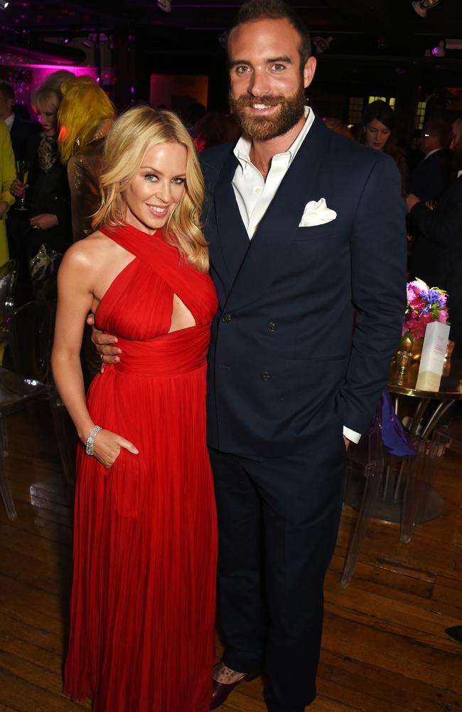 Pop princess Kylie Minogue and Joshua Sasse (above) planned to marry but now the Australian icon has split from the British actor after she found she couldn’t trust him. Picture: Dave Benett.