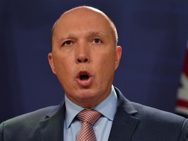 Minister for Home Affairs Peter Dutton has revealed in the series <span id="U651894424960as" style="font-weight:normal;font-style:italic;">Bad Blood/New Blood</span> that he was offered Julie Bishop’s deputy leader role by Malcolm Turnbull. Picture: AAP Image