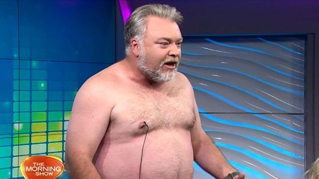 Dr Nick Fuller says he believes Kyle Sandilands wants a solution for his weight. Picture: Channel 7