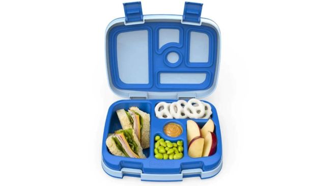 Kids Leak Proof Bento Lunch Boxes with Removable Ice Pack Blue – Happy Kid  AU