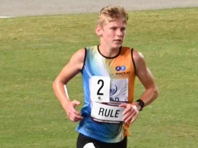 Toby Rule is stringing together a superb running resume. Picture: Mackay Athletics