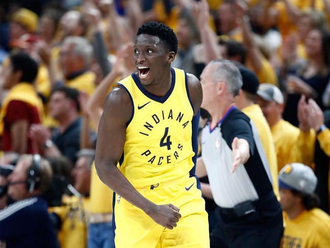 Indiana’s Victor Oladipo has a minority stake in the New Zealand Breakers. Picture: Andy Lyons/Getty Images/AFP.