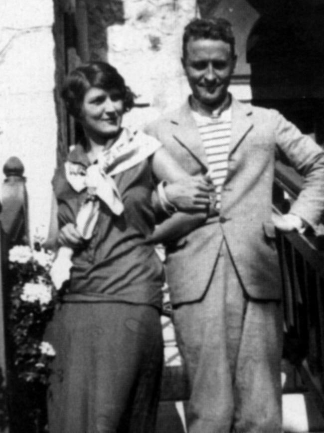 Zelda and F. Scott Fitzgerald in the 1920s.