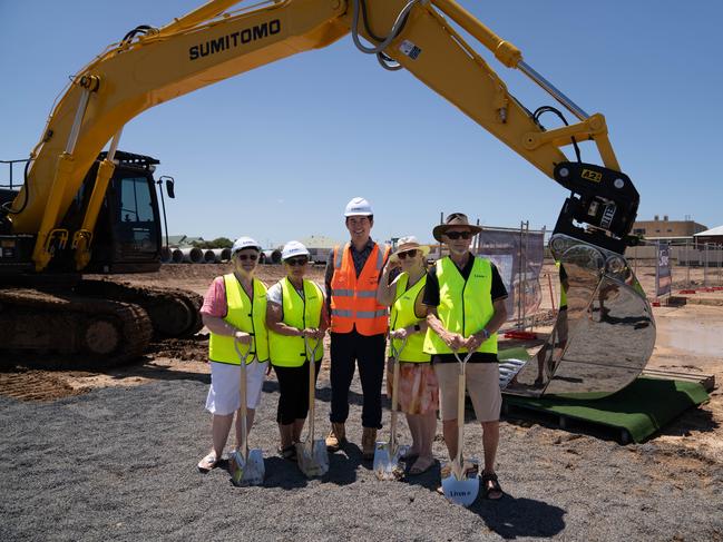 A ceremonial sod-turning event for the Liven Beach Road community was held on site last week, officiated by Fraser Coast Mayor George Seymour, alongside representatives of land lease community owner and operator Liven Communities and future residents.