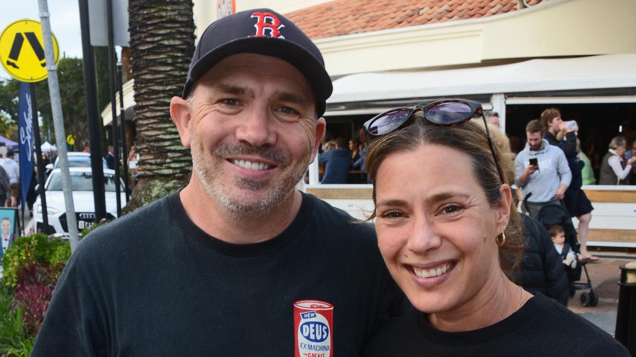 Trent and Kirsty Woodward at Main Beach Street Festival, Main Beach. Pic: Regina King