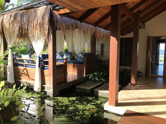 Cabana and water garden at Mali Mali near Port Douglas. Picture: Penny Hunter