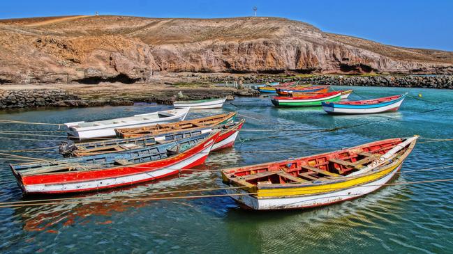 A pretty bay on the island of Sal, Cape Verde.