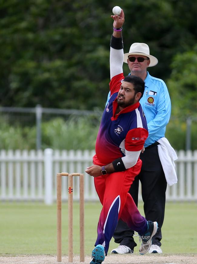 Cricket Far North - Mulgrave’s Steven Lesina. PICTURE: STEWART MCLEAN