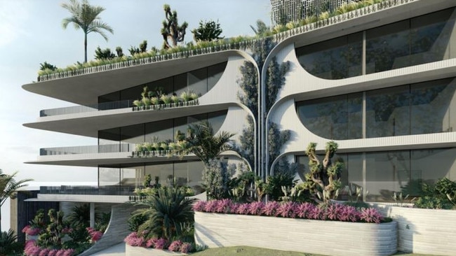 How the building would look from the street.
