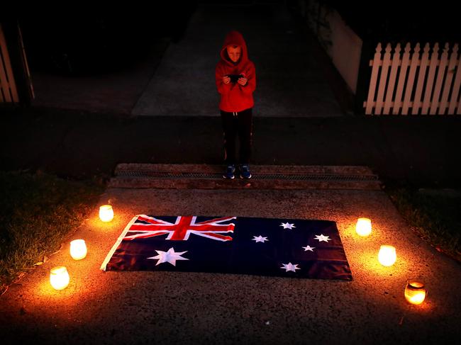 ANZAC Day 2020 in Sydney. Picture. Phil Hillyard