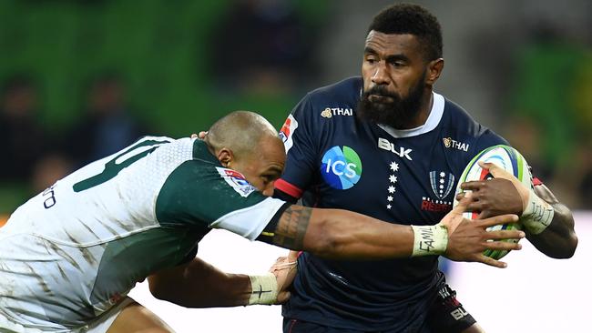 Marika Koroibete scored a double for the Rebels. Picture: AAP