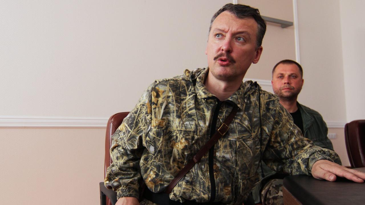 Igor Girkin, pictured in 2014, was involved in the downing of MH17. Picture: EPA/PHOTOMIG