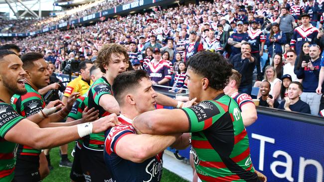 Last year’s Roosters-Rabbitohs clash exploded - and Mitchell loved it.