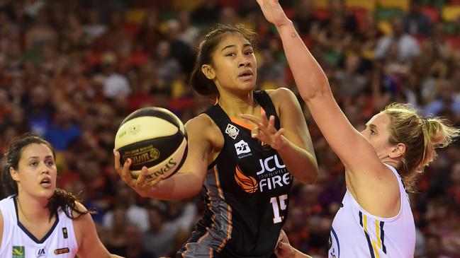 The last WNBL semi final between Townsville Fire and the Sydney Uni Flames.