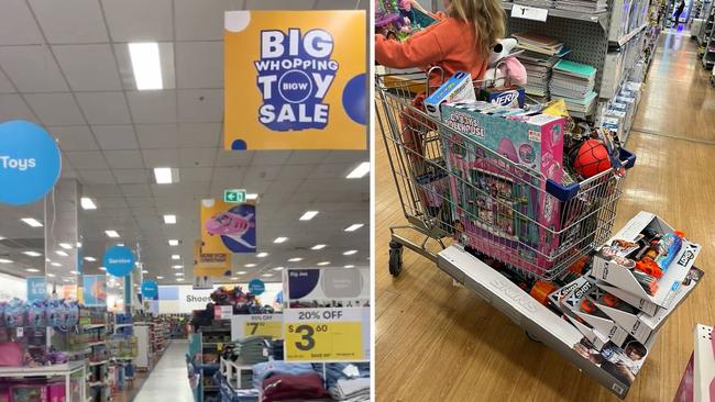 The Big W Toy sale has launched in store and parents are filling those trolleys! Image: Kidspot