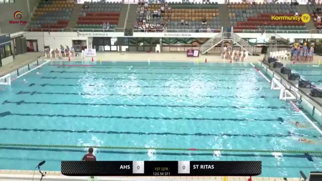 Replay: AHS v St Ritas (12&U girls maroon semi-final) - Water Polo Queensland State Titles 16&U, 12&U