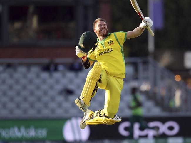 Fatherhood certainly agrees with David Warner. Picture: AP Photo/Rui Vieira