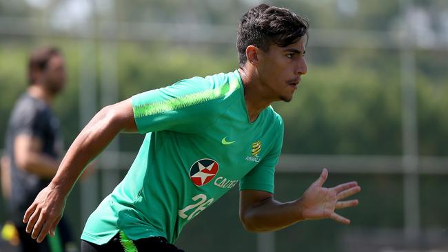 Daniel Arzani has the honour being the youngest player in Russia.